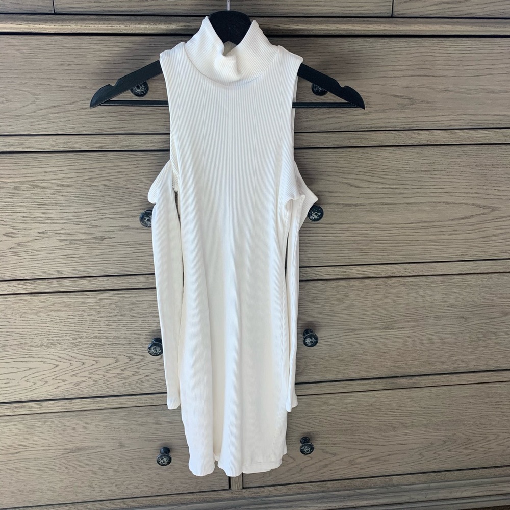 Privacy Please Open Shoulder Dress